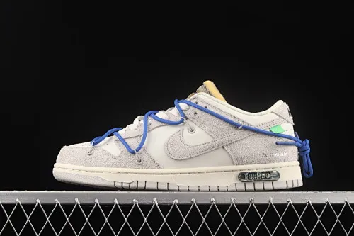 All Categories Nk SB Dunk Series Nk SB Dunk Low Low-top Sneakers Pure Original Version OF x Nk Dunk Low OW Suede SB Smash Backboard Fashion Casual Sneakers DJ0950-104